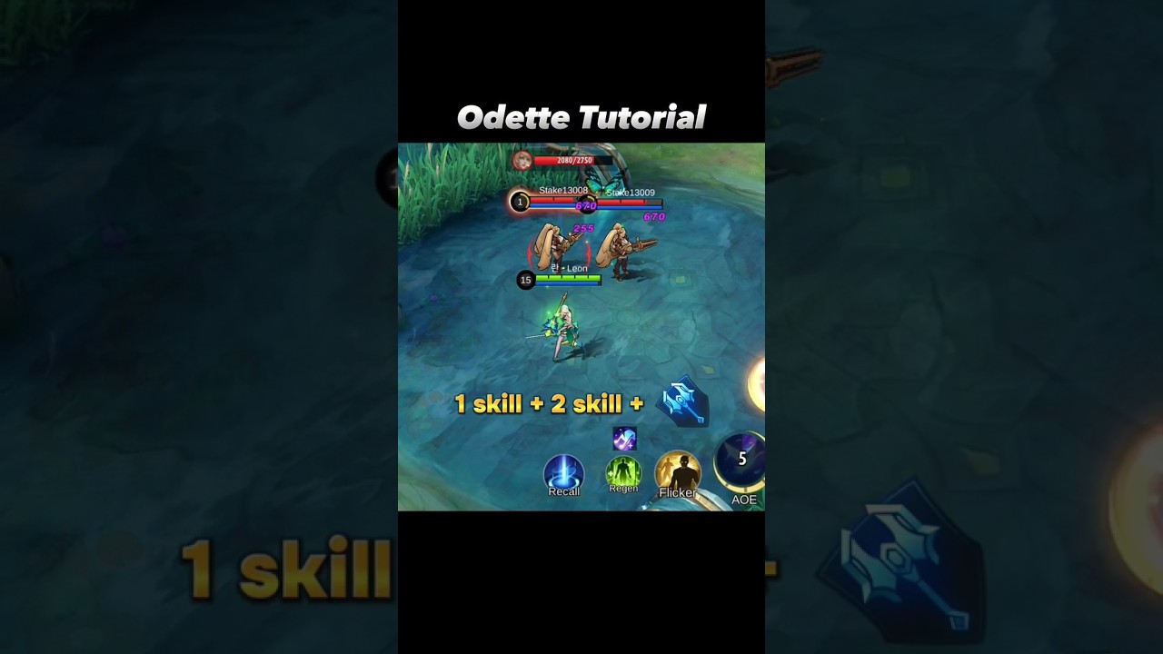 Odette Tutorial 😱 - Mobile Legends: bang bang