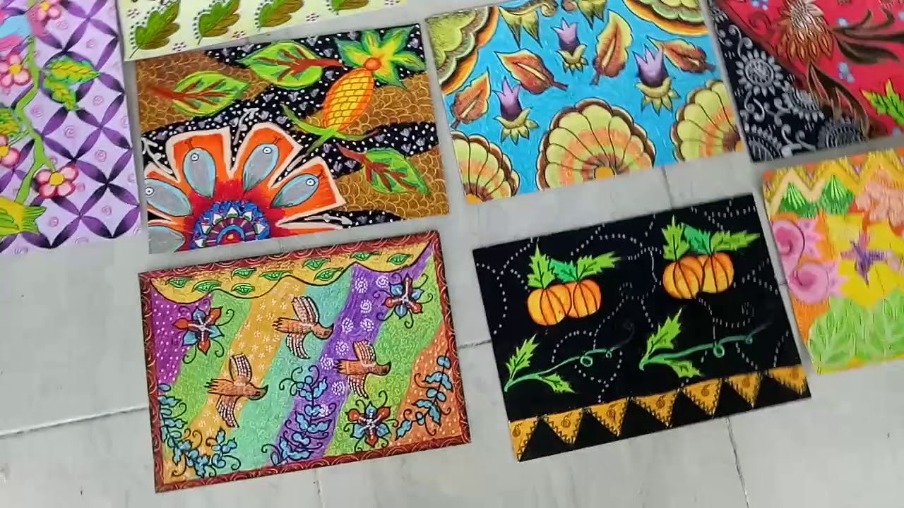 Juara lomba menggambar motif batik flora fauna, IGTKI Kec. Bojonegoro. Hindah S
