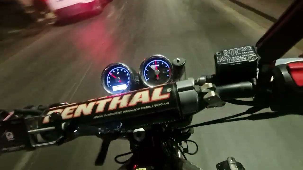 Pune Royal Enfield Continental GT 650 Late Night Ride to Sahakar Nagar 