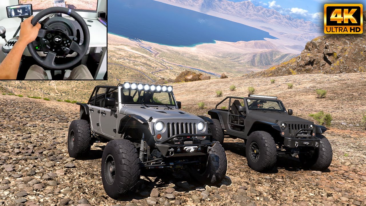 Jeep Wrangler Deberti & Jeep Trailcat | OFFROAD CONVOY |Forza Horizon 5|Thrustmaster T300RS gameplay