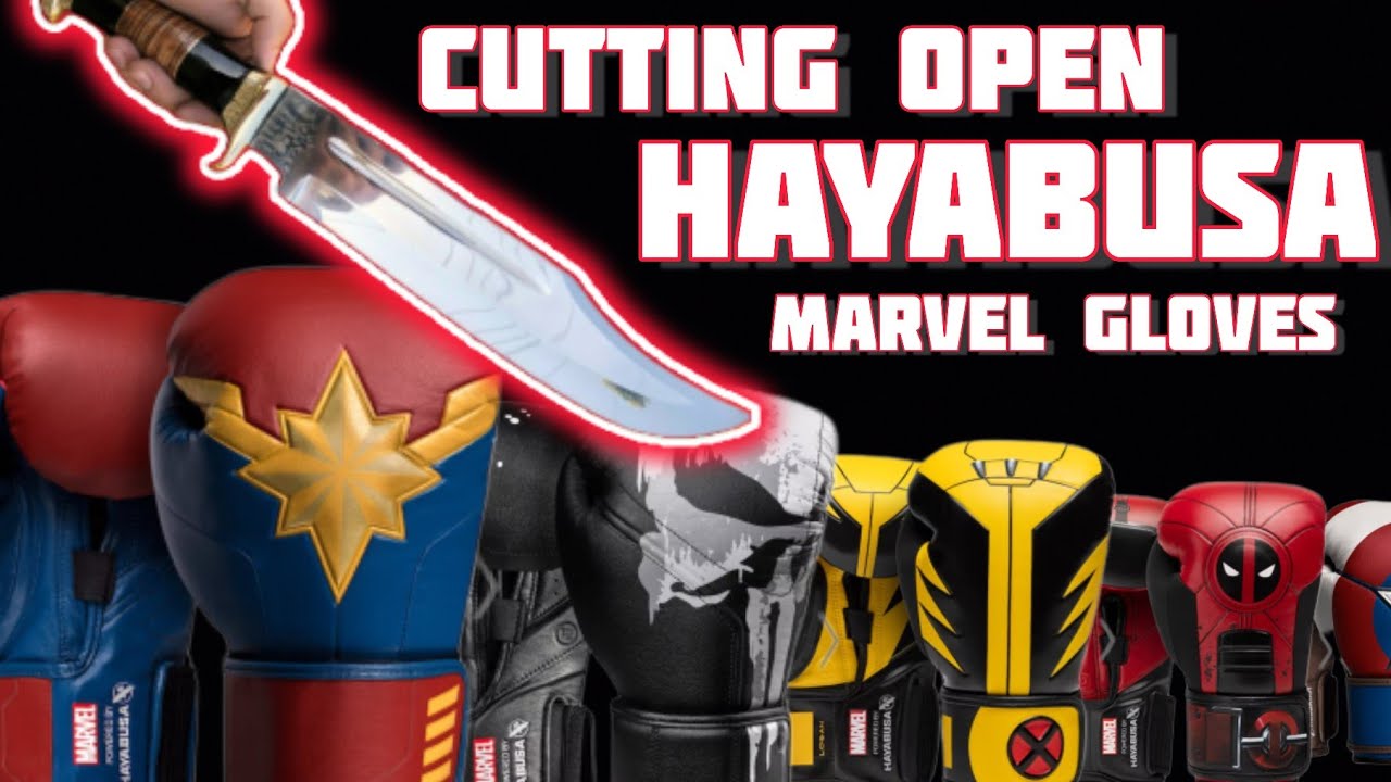 РАЗРЕЗАНИЕ ПЕРЧАТОК MARVEL HAYABUSA