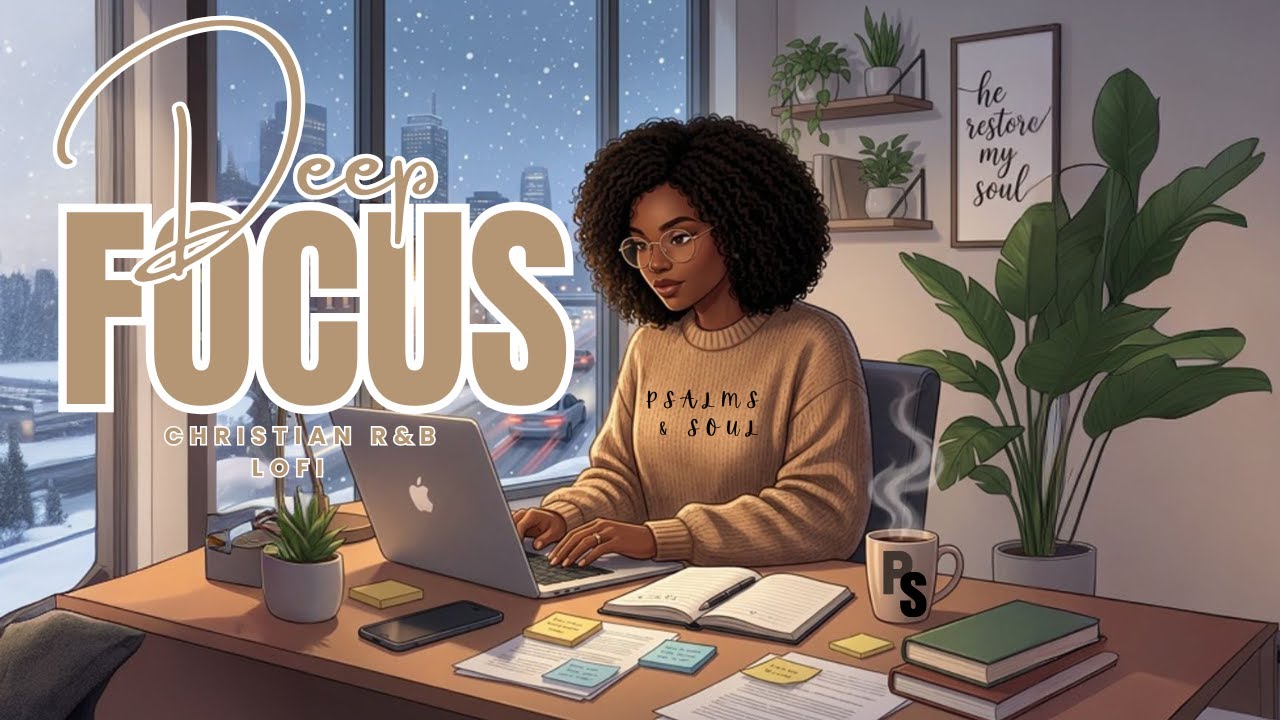 Cozy Winter Deep Focus Lofi: Study, Pray, Work🤍🕊️