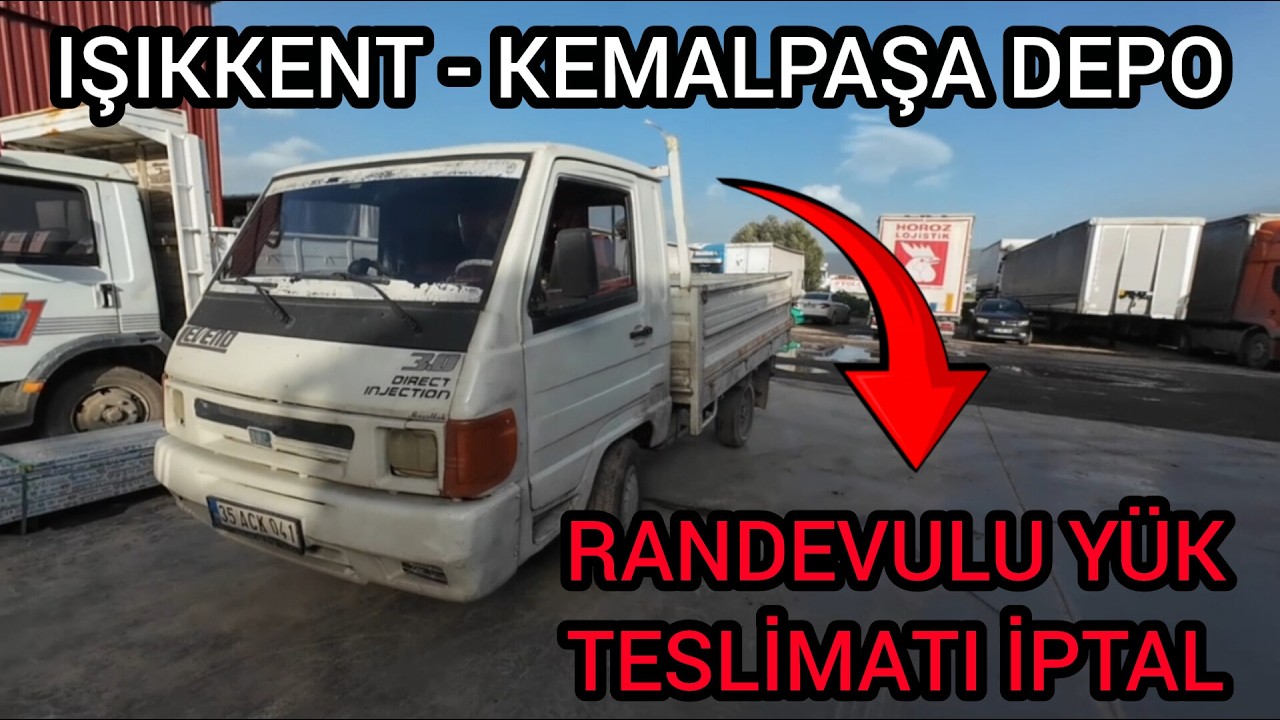 Yük Ortada Kaldı! Teslimat İPTAL oldu - RANDEVULU YÜK TESLİMATI #alicantürk #kamyonet #nakliye