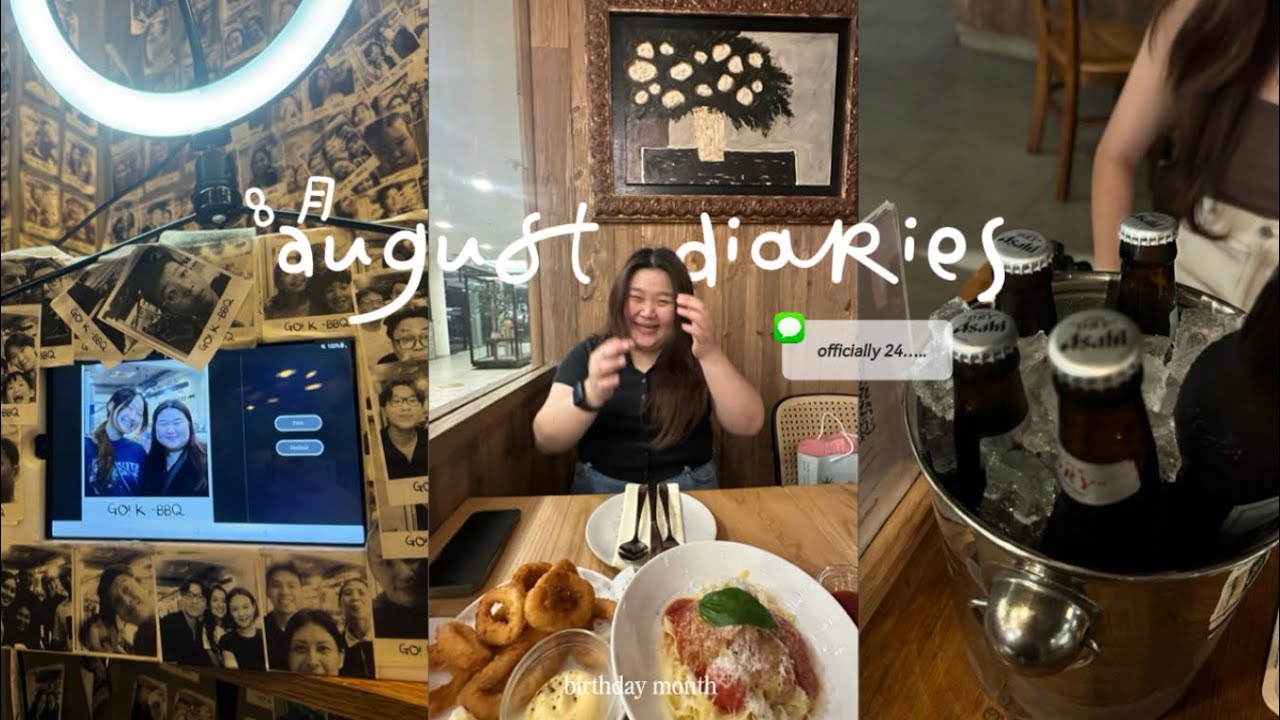 august diaries | birthday month , many unboxing & celebrations 
