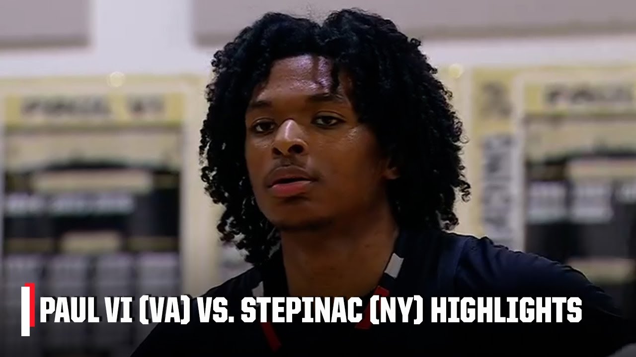 Paul VI (Вирджиния) против Stepinac (Нью-Йорк) | ESPN High School Basketball Showcase | Полная за...
