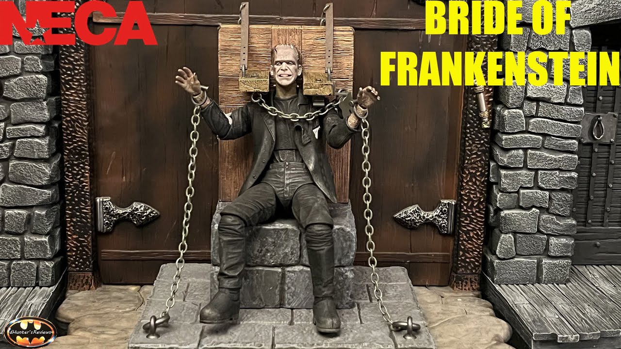 NECA Frankenstein's Monster Bride of Frankenstein With Chair Deluxe Action Figure Review