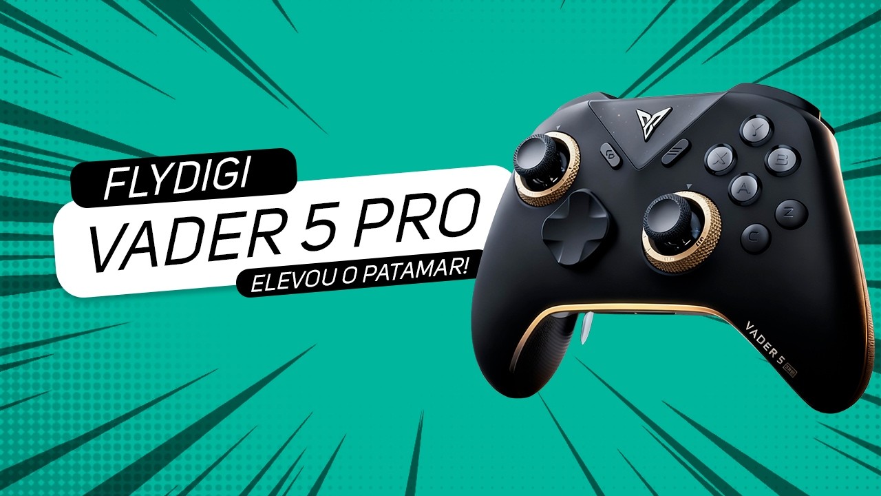 FLYDIGI VADER 5 PRO! O MELHOR CONTROLE PARA JOGAR NO PC! REVIEW / ANÁLISE / VALE A PENA?