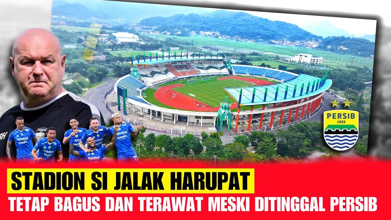 KONDISI TERKINI RUMPUT STADION SI JALAK HARUPAT BANDUNG SETELAH DITINGGAL PERSIB BANDUNG KE GBLA