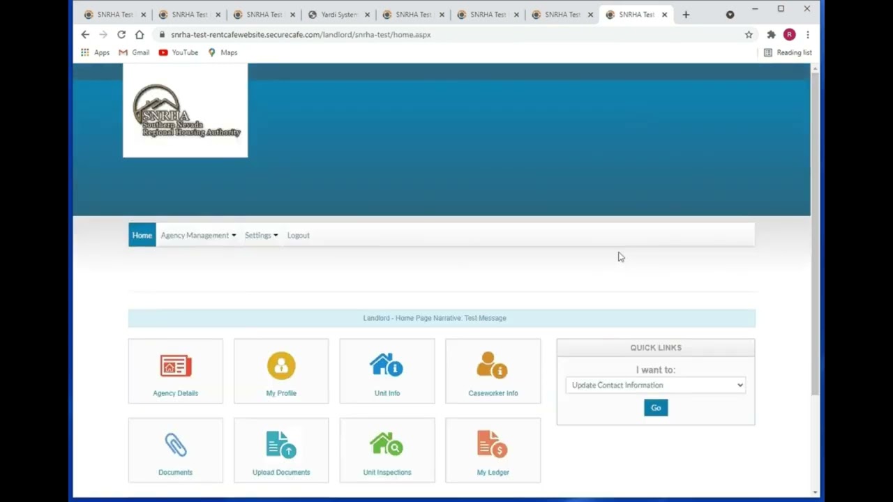 SNRHA RentCafe Landlord Portal Features With Rent Increase Request