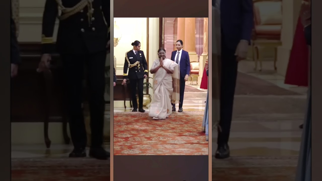 Adc Yashasvi Solanki with President of India #viral #president #trending #adc #motivation #india