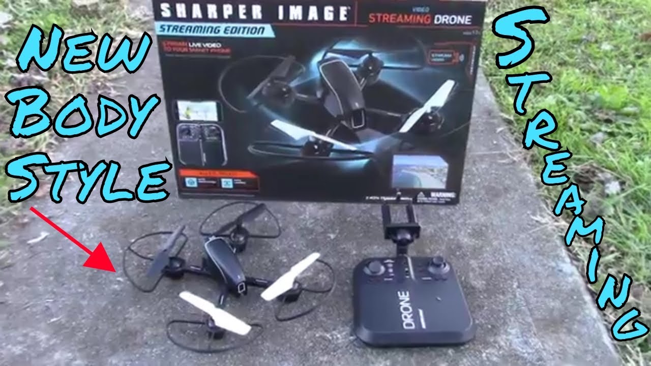 Sharper Image Streaming Drone - New Body Style