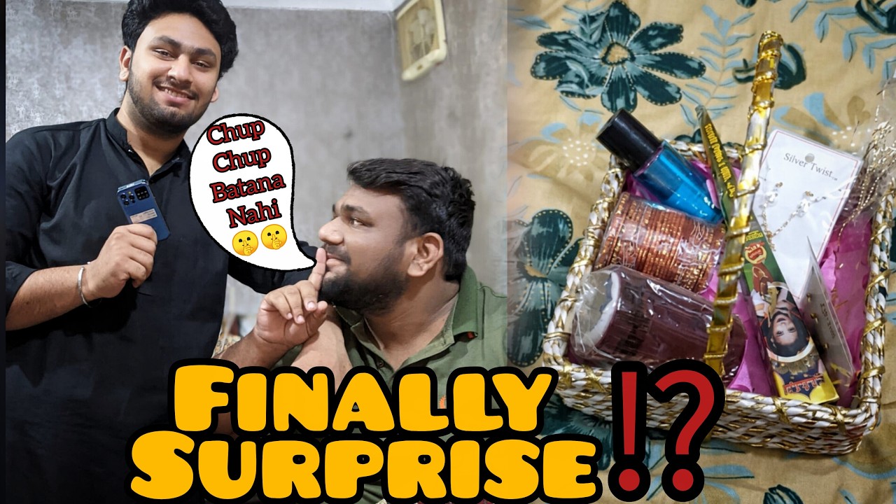 Finally Aoj bajo ka Surprise la ay 😲🤭|| Aoj bajo ka sath chota sa prank kia 😁😁