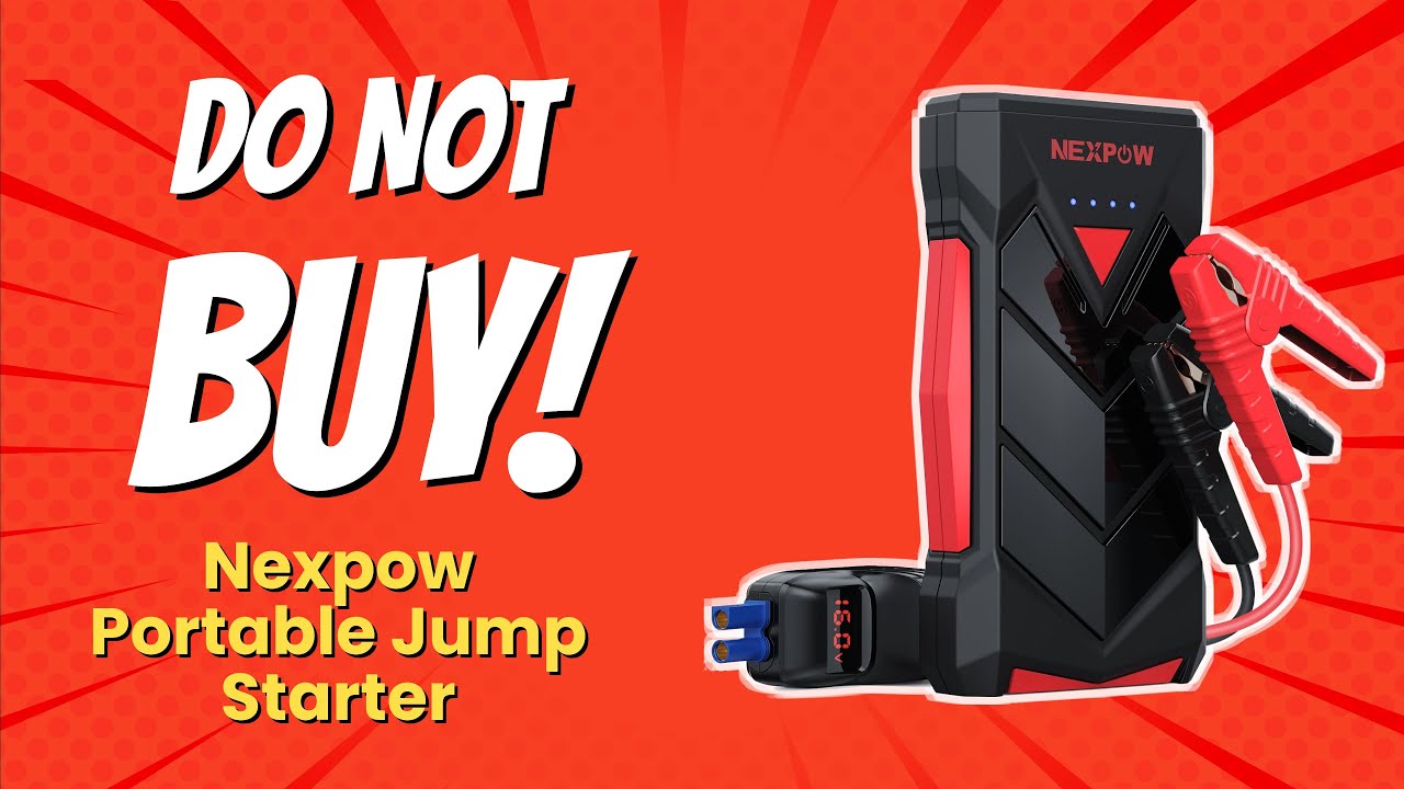 DON'T BUY NEXPOW Portable Jump Starter UNTIL YOU WATCH THIS! 🚗⚡️ (7 Reasons)