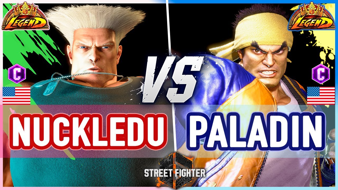 SF6 🔥 NuckleDu (Guile) vs Paladin (Ryu) 🔥 Street Fighter 6