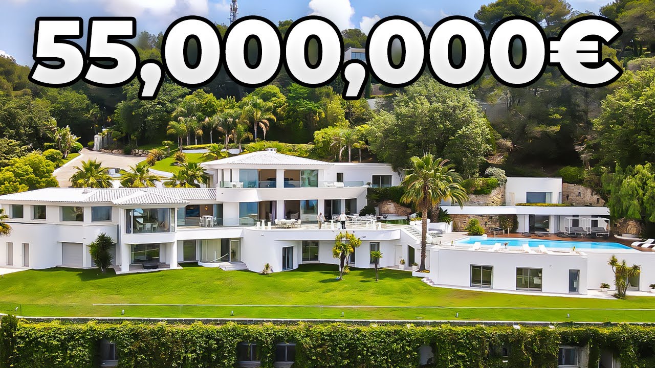 Visite d'une maison &agrave; 55 MILLIONS d'EUROS de 2300 m2 avec un cin&eacute;ma !
