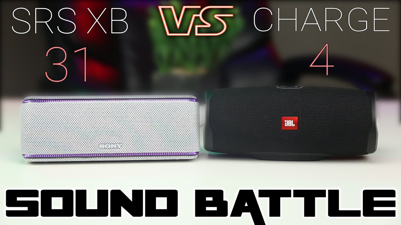 Sony SRS XB 31 vs JBL Charge 4: Sound Battle