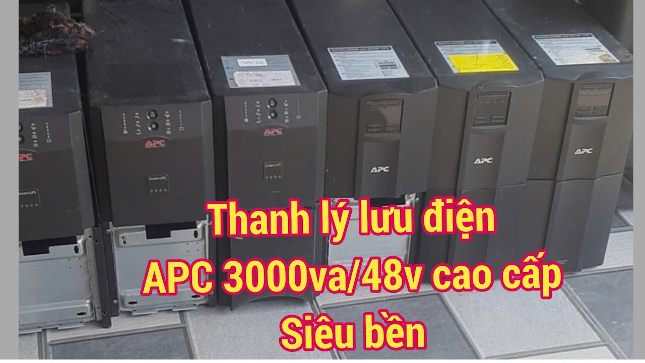Thanh lý Bộ lưu điện UPS APC 48v/3000VA thương hiệu mỹ siêu bền. LH 0355.066.009