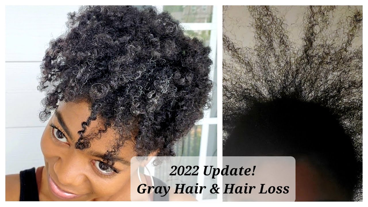 2022 Natural Hair Update + Photos - Hair Loss & Gray Hair - 4C Hair/Type 4 Hair  HD 1080p