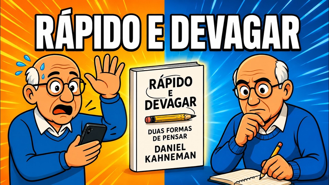RÁPIDO E DEVAGAR | Daniel Kahneman | Resumo Animado do Livro