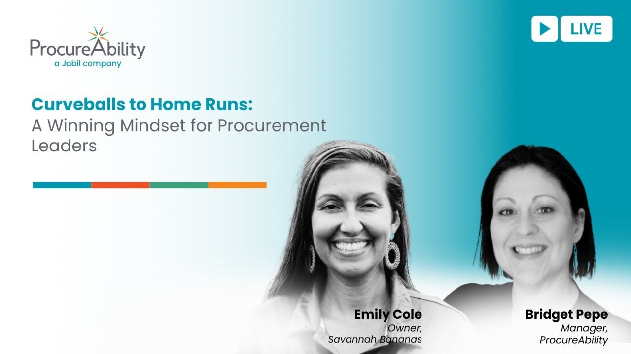 Curveballs to Home Runs: A Winning Mindset for Procurement Leaders