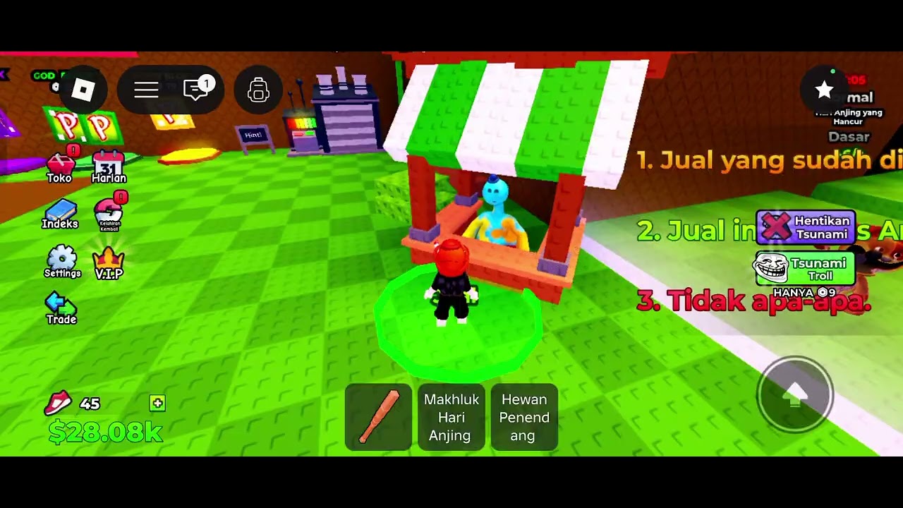 Aku bermain escep sunami for Popy play time