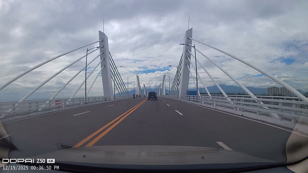 Roxas - Bucana Bridge - Tulip (Davao City Coastal Road) #DashCam 🇵🇭