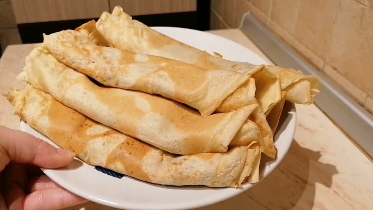 🥞CLĂTITE CU DULCEAȚĂ | CLĂTITE PUFOASE CU APA MINERALĂ | Un desert rapid și bun 🥞 #pancakes