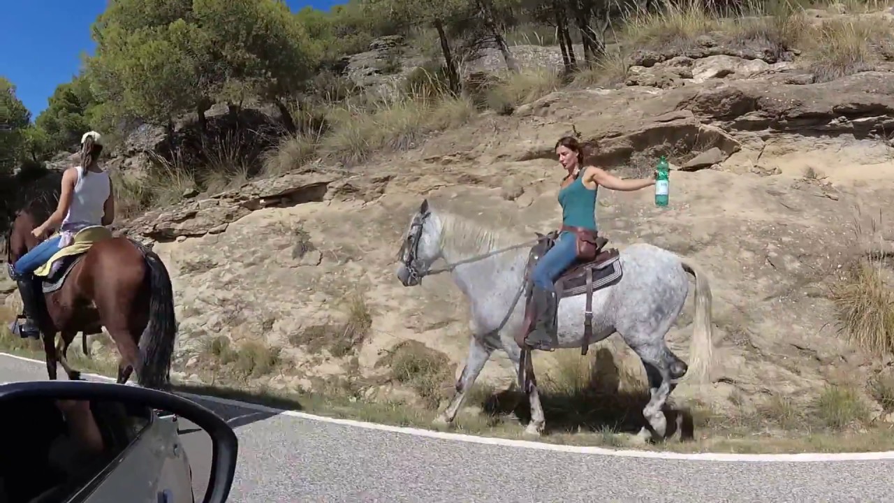 Hiszpania Andaluzja El Chorro . Zjazd z La Mesy.