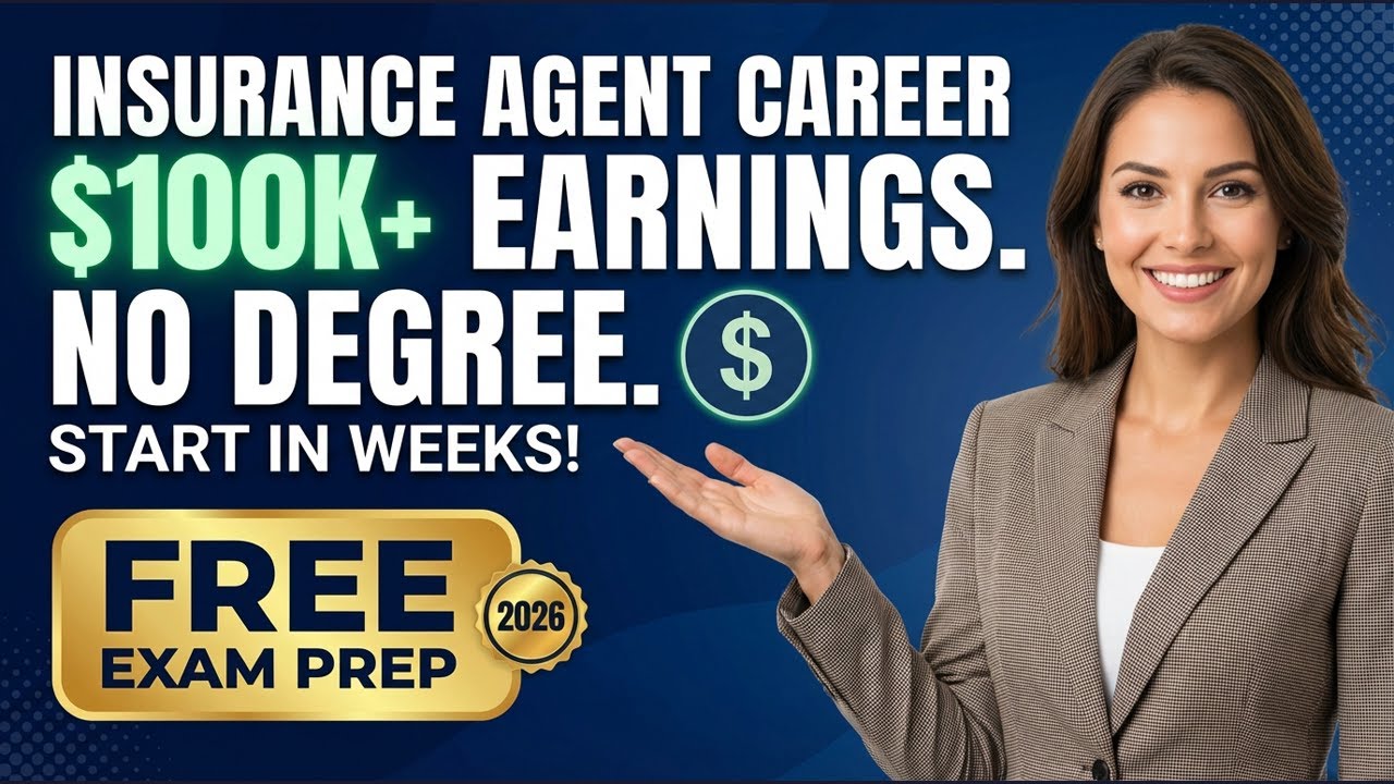 How to Become an Insurance Agent in 2026 (No Degree, $60K+ Salary)