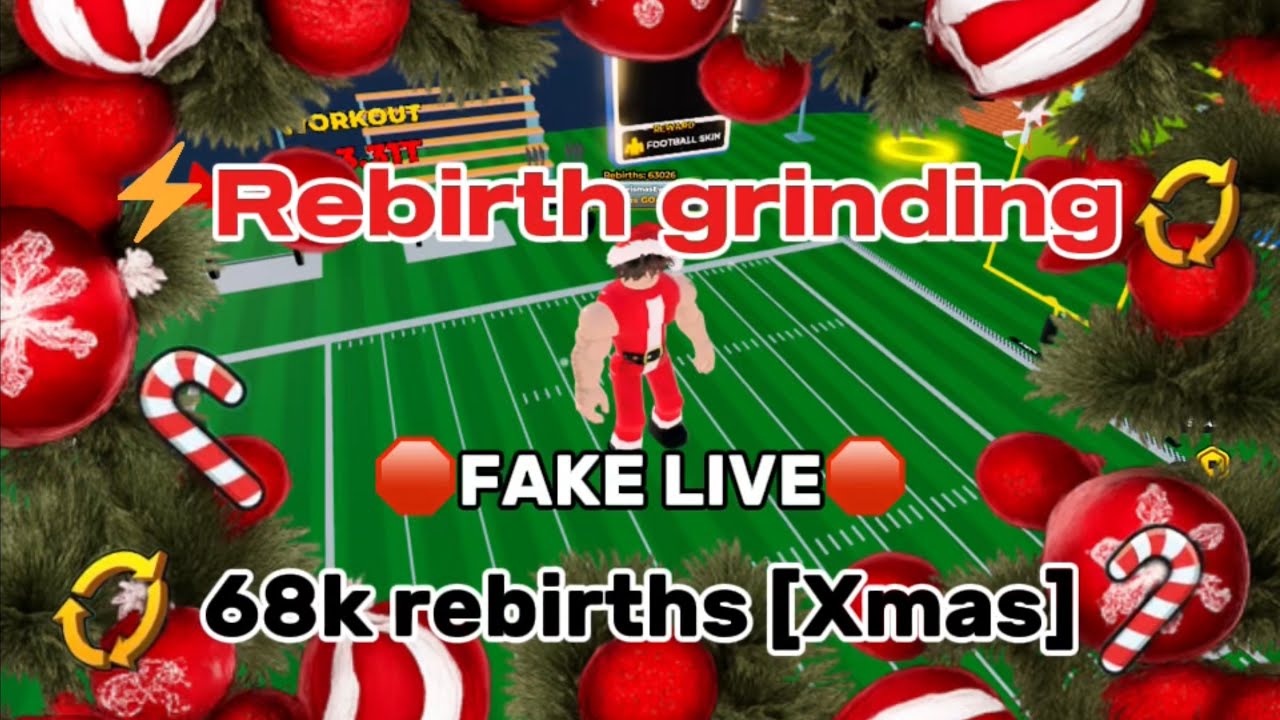 🛑ФЕЙКОВАЯ ПРЯМАЯ ТРАНСЛЯЦИЯ🛑 получите 68 000 Реб в симуляторе силача [Рождественское] СОБЫТИЕ