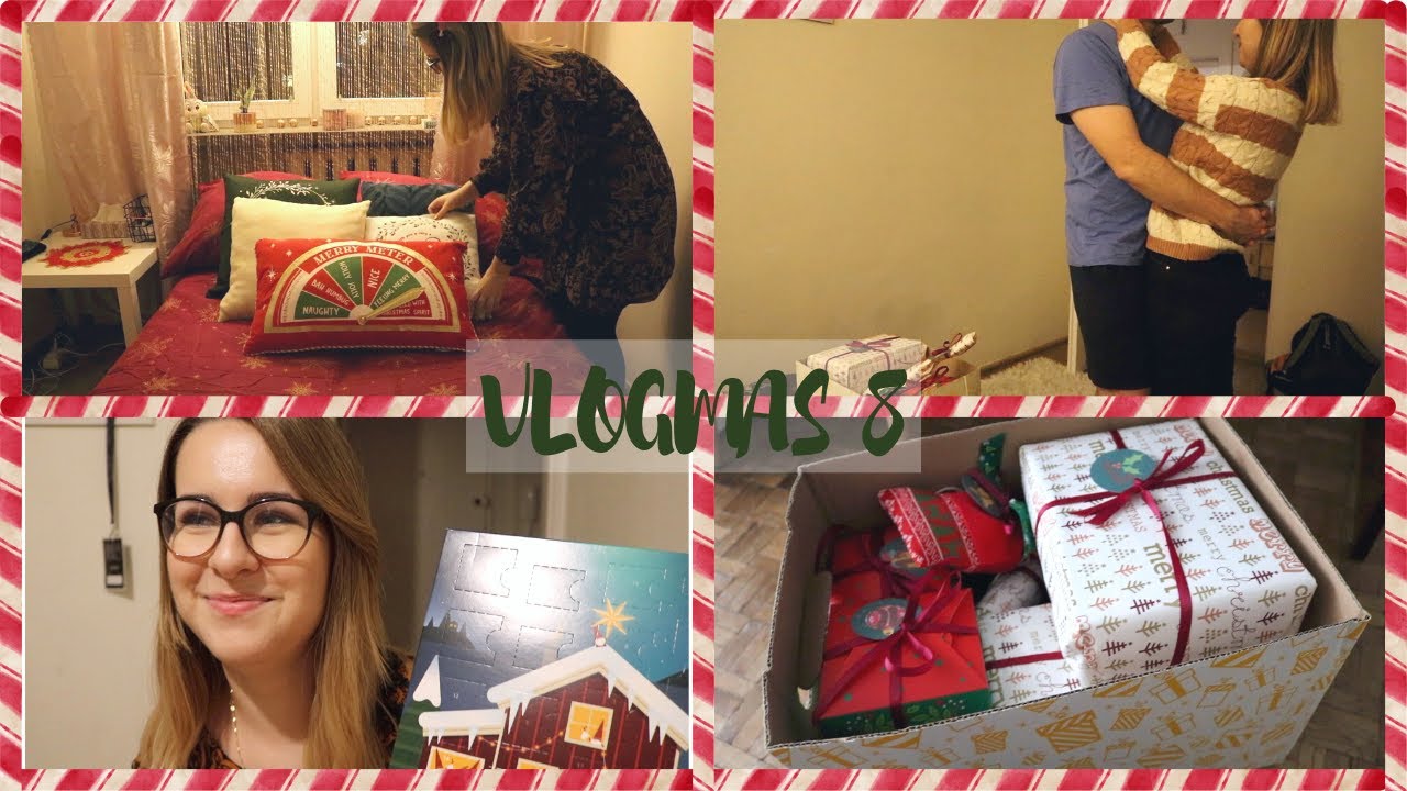 VLOGMAS 8 - gotowy kalendarz adwentowy diy (+ REAKCJA!), świąteczne dekorowanie mieszkania