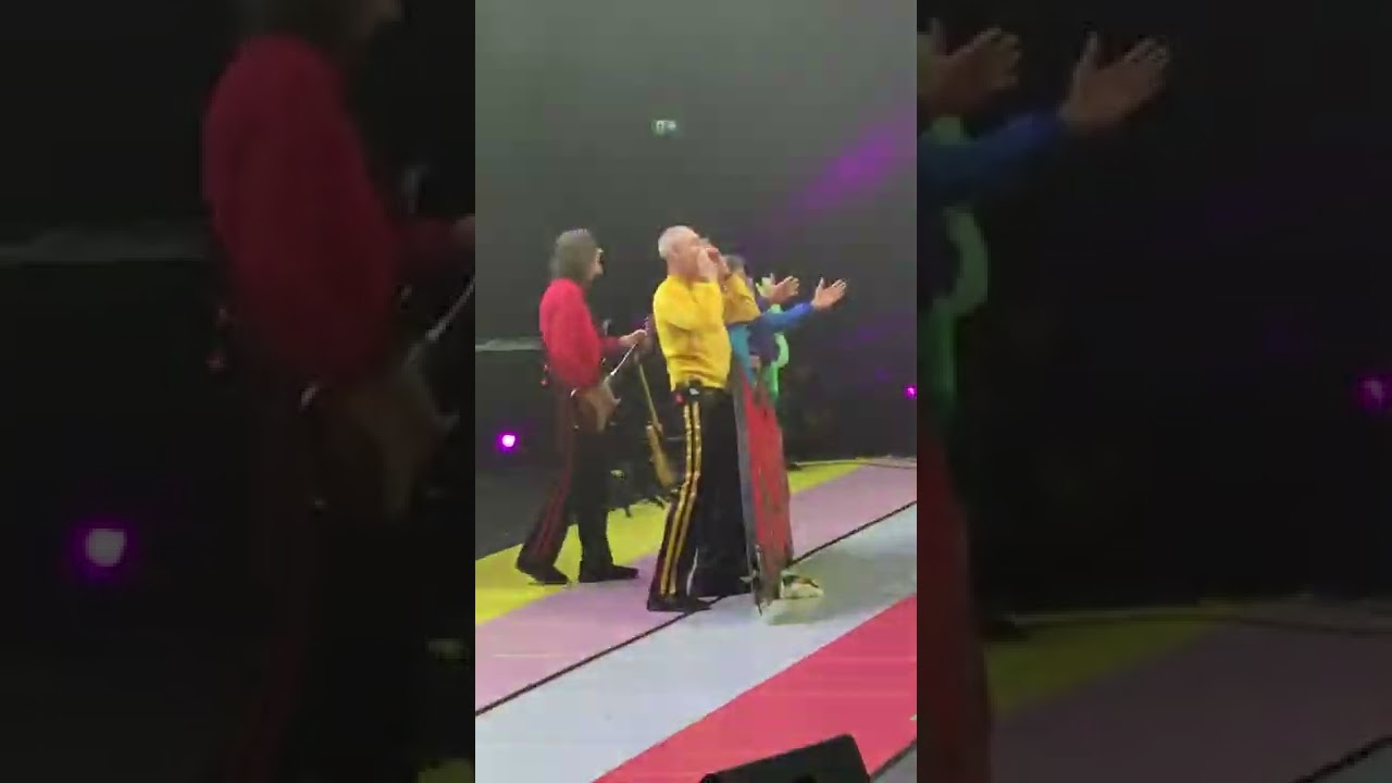 The OG Wiggles tour Toot Toot Chugga Chugga Big Red Car, Melbourne Rod Laver Arena 12th March 2022.