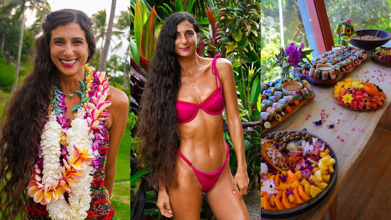 What I Eat in a Day 🌺 Epic Birthday Party, Raw & Vegan Buffet, LIVE Jazz Music, & Farm Updates! 🥑