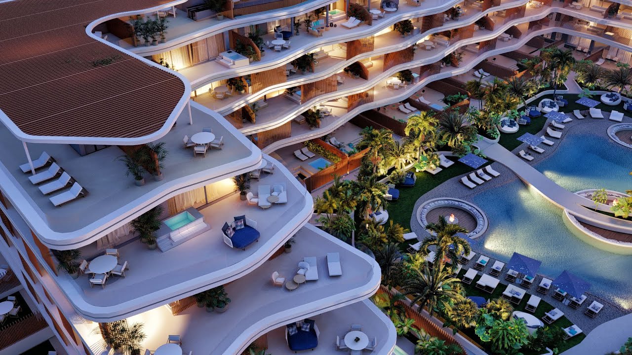 The Waves residential building in Santa Eulalia, #Ibiza by DNA Barcelona Architects