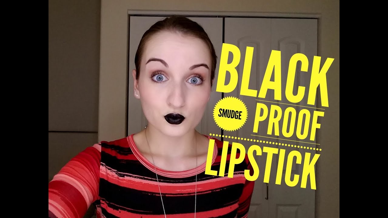 Smudge Proof Black LipStick!