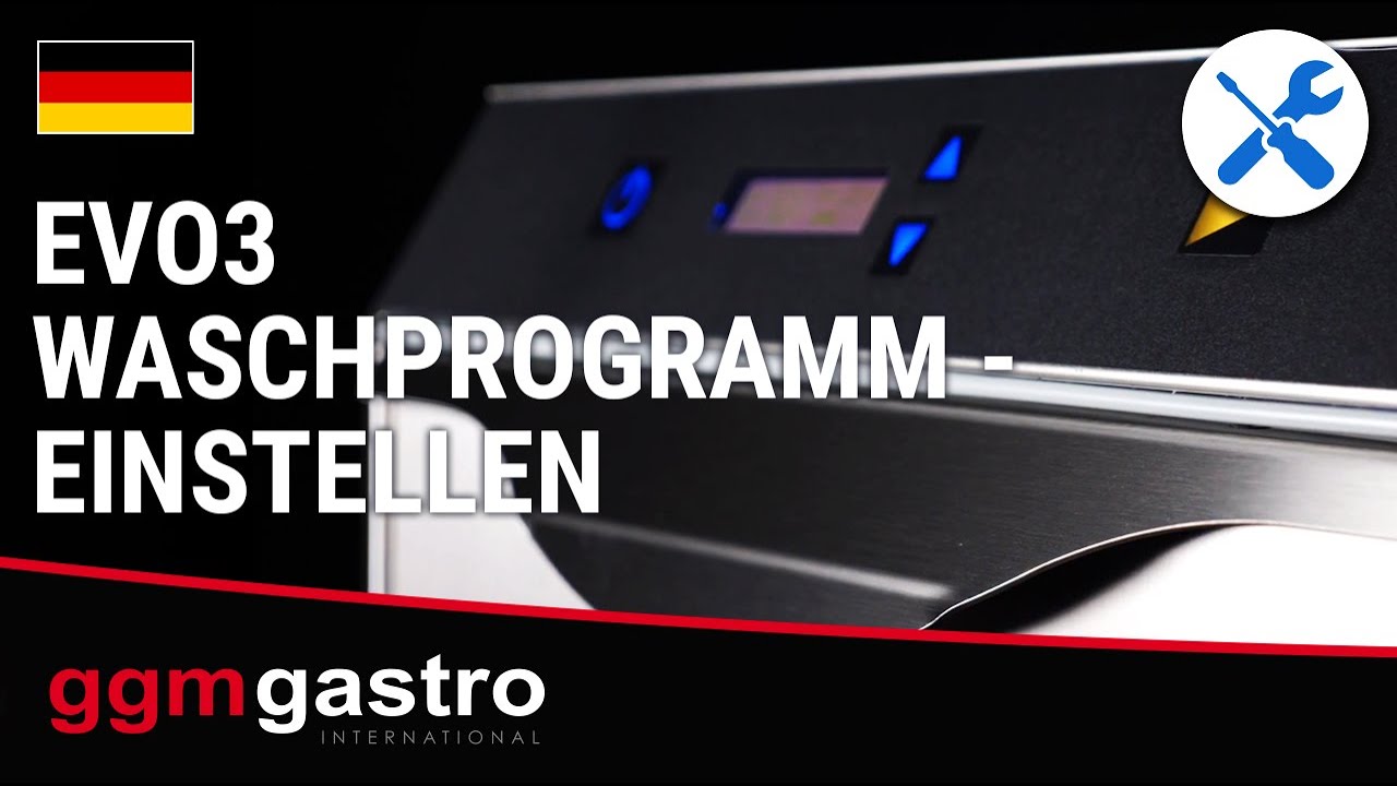 Waschprogramm einstellen EVO3 - DE EN FR NL