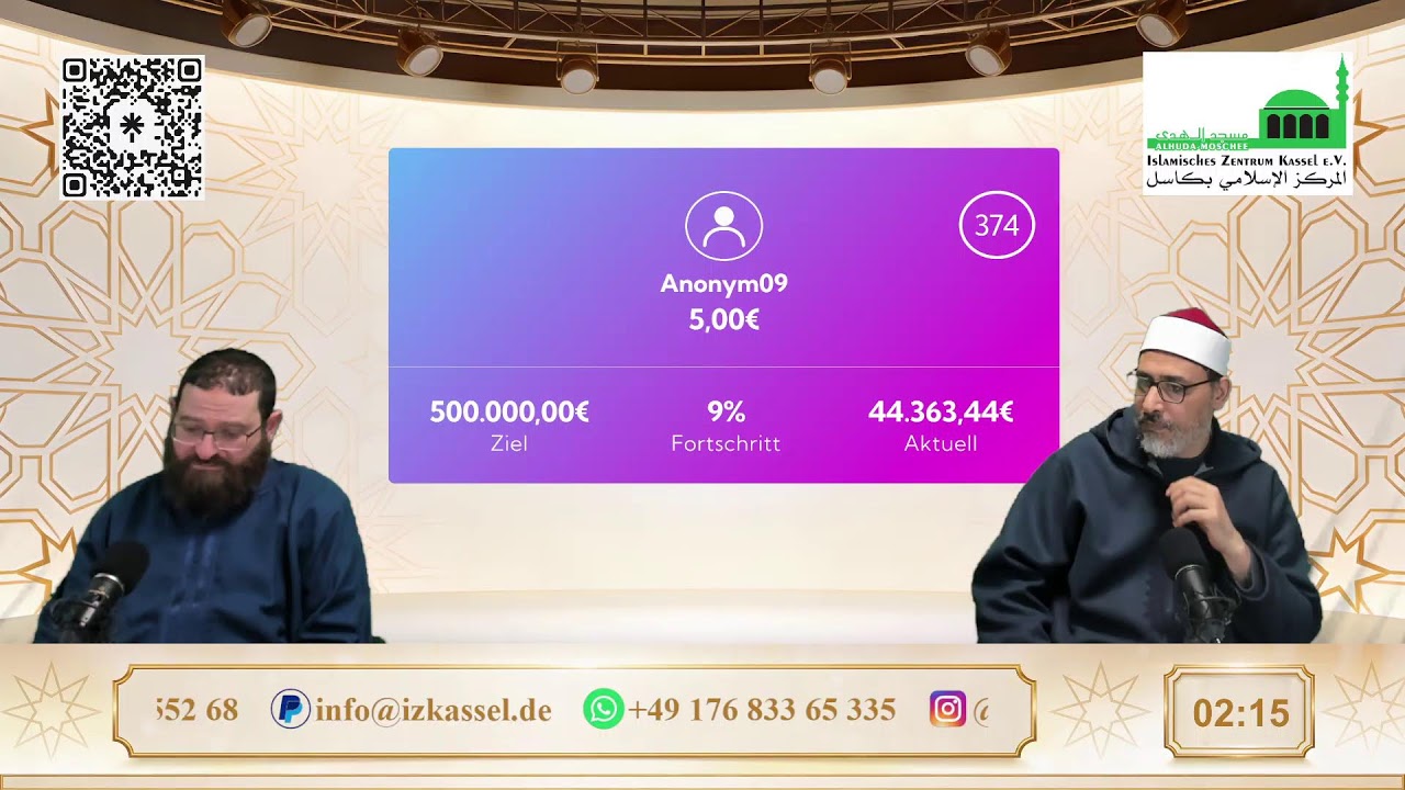 RAMADAN - Spenden-Livestream am 14.03.2026 ab 22 Uhr - Moschee-Bau
