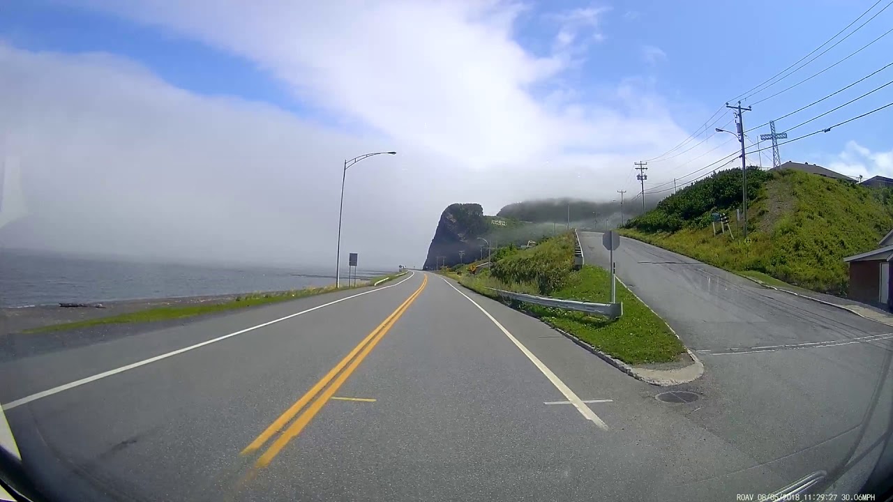 Toronto to Gaspe Quebec in our ClassB campervan