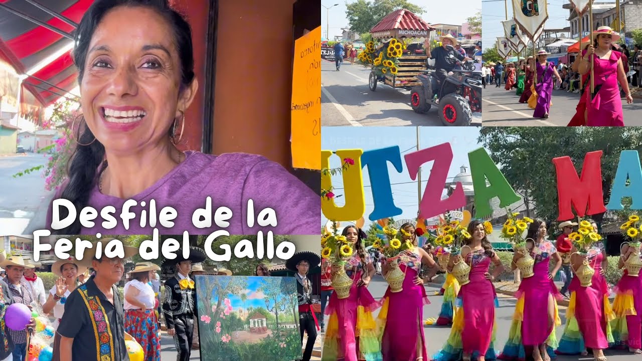 ASÍ ESTUVO EL DESFILE DE LA FERIA DEL 🐔 🐓 DE CUTZAMALA DE PINZÓN GUERRERO 