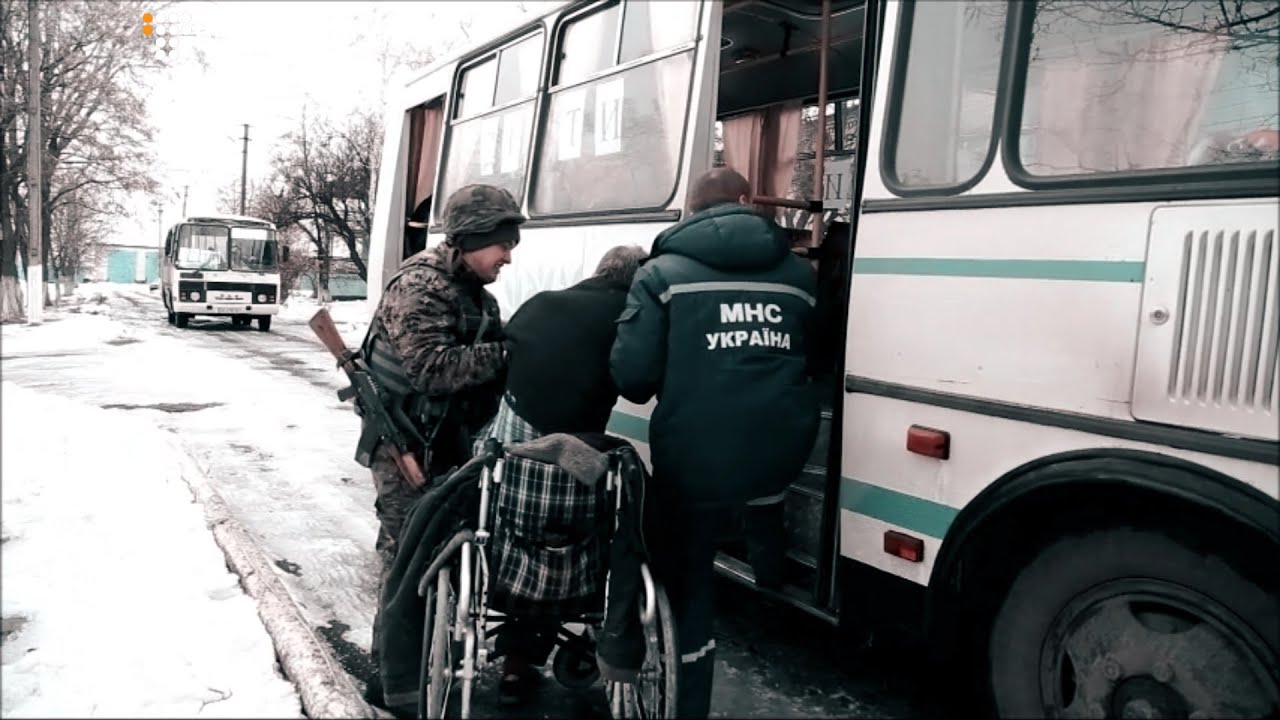 Попасна. Евакуація психічно хворих