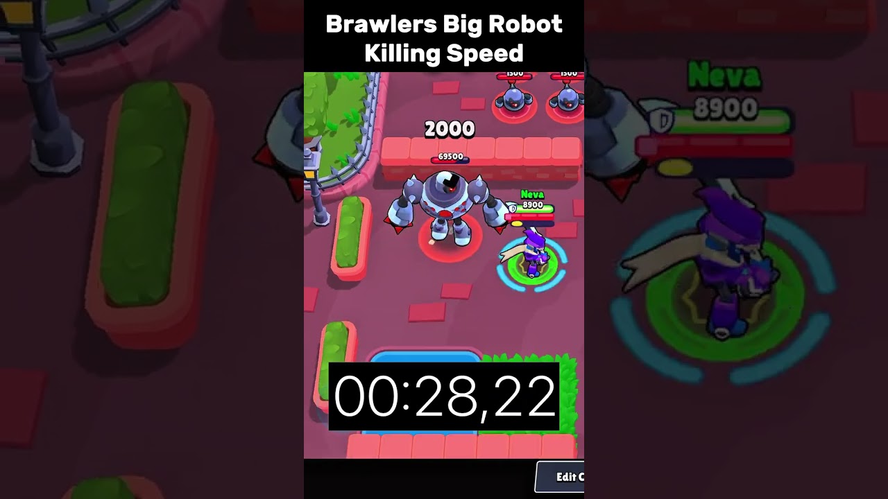 Бойцы Brawl Stars: Огромный РОБОТ, УБИВАЮЩИЙ СКОРОСТЬ😳 #brawlstars