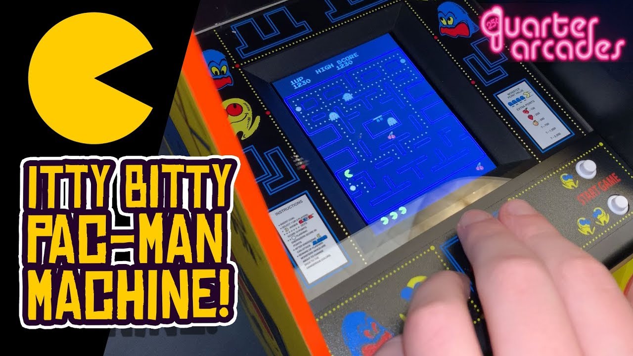 Tiny PAC-MAN Machine Review! (Quarter Arcades by Numskull)
