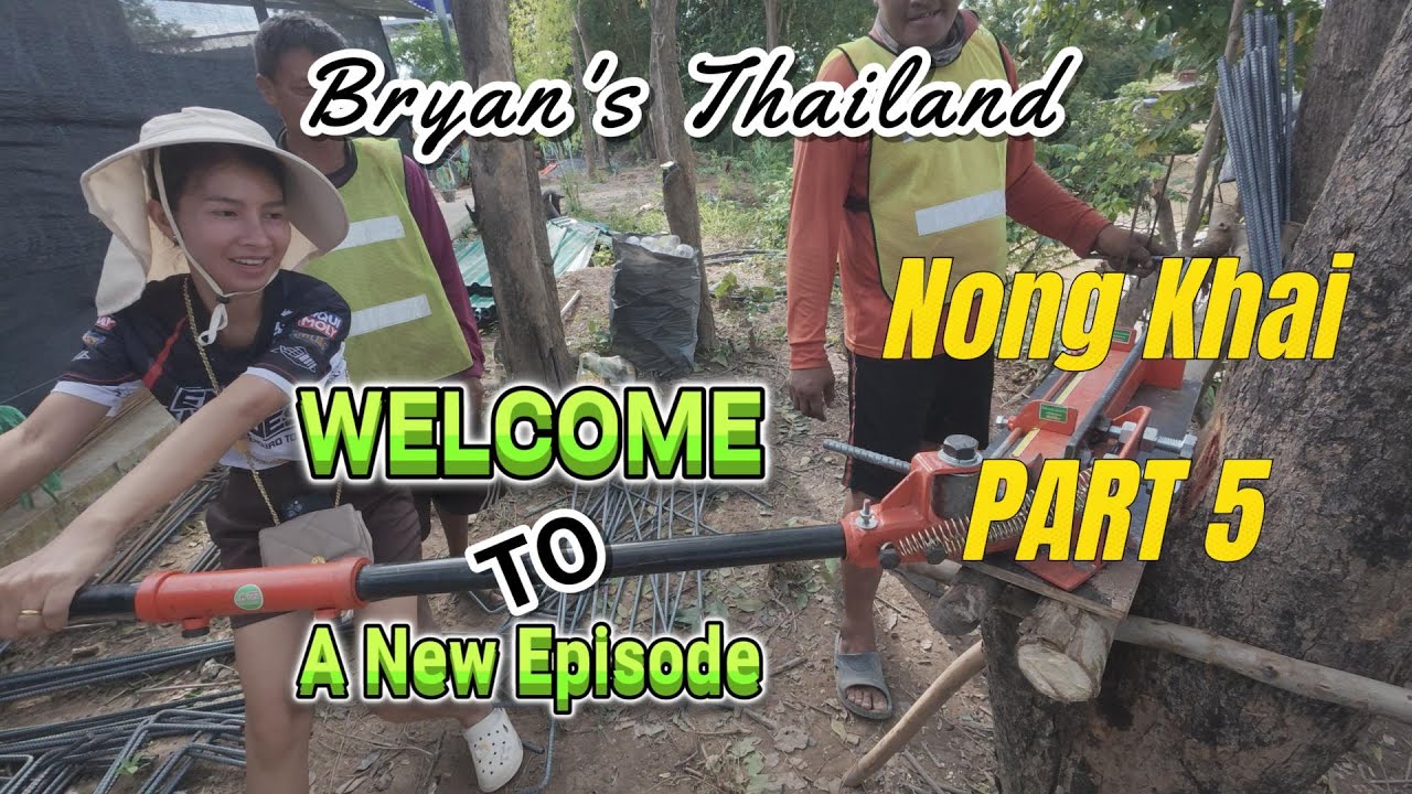 Watch This Overgrown Land Become a PARADISE in Thailand! Part 5 - Nong Khai House Build
