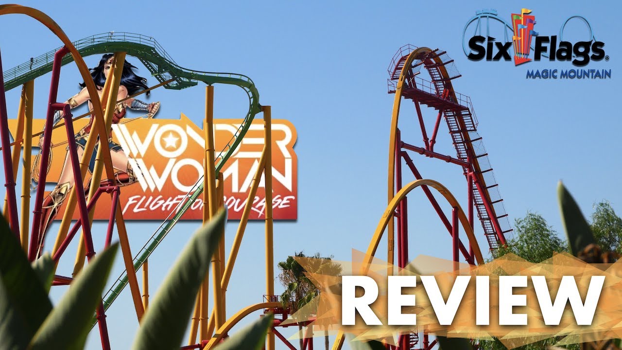 [Review] Wonder Woman Flight of Courage | Six Flags Magic Mountain | Größter RMC Raptor Coaster