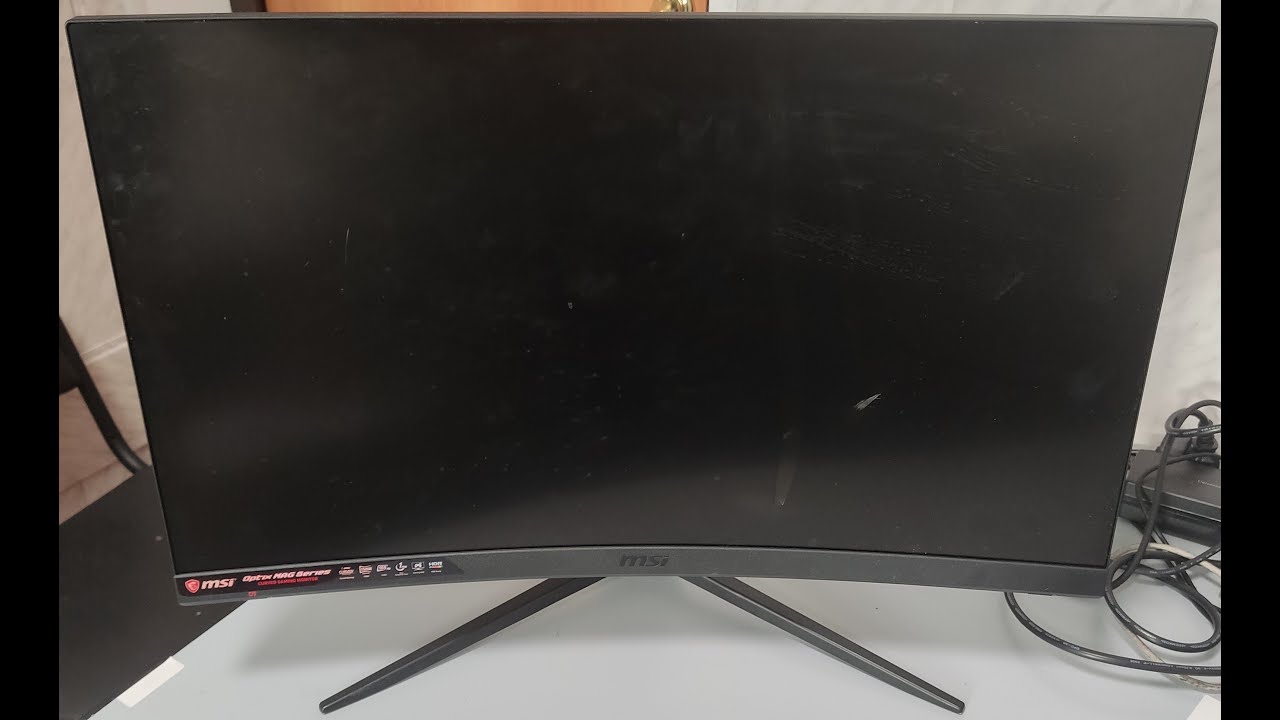 Полная разборка монитора MSI MAG272C Complete disassembly of the MSI MAG272C monitor