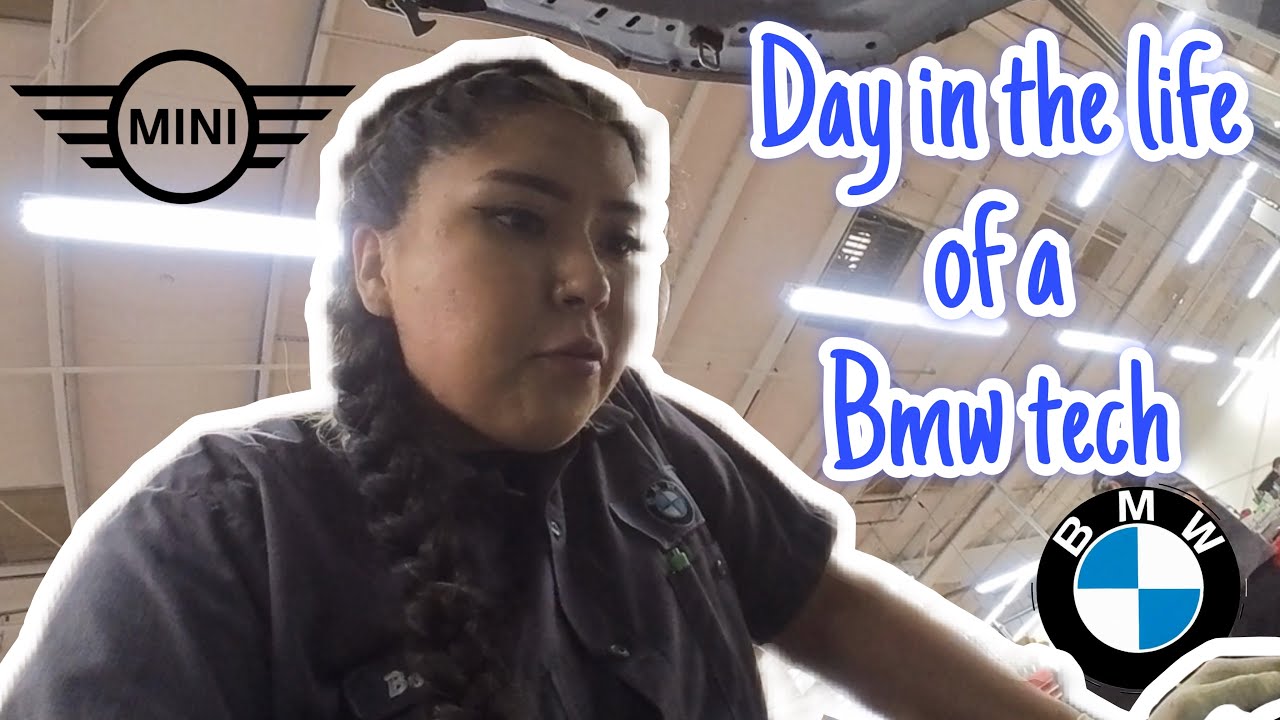 BMW girl tech vlog: oil change, radar installation, bad alternator, Porsche macan