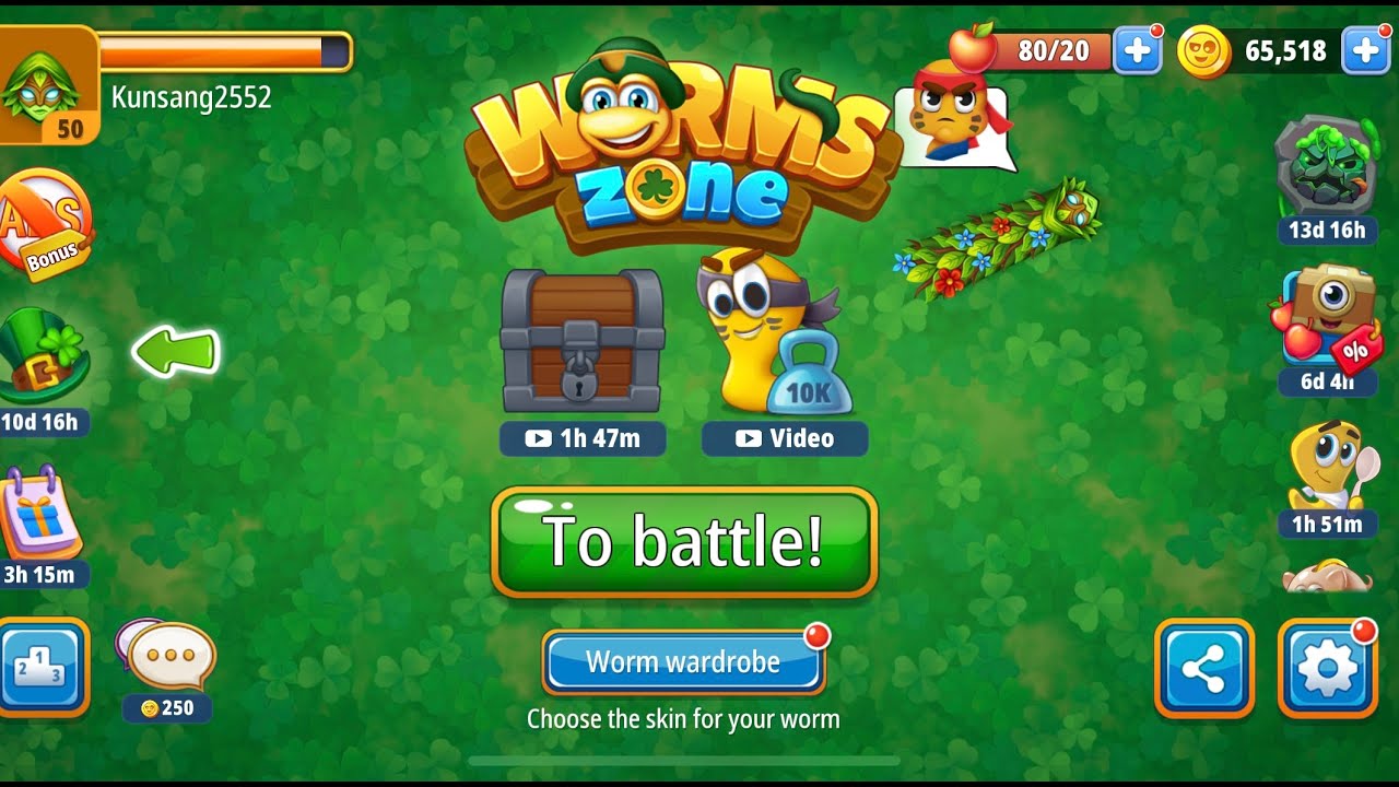 Worms Zone io🐍😲🔥 (Top1) Enjoy🥰
