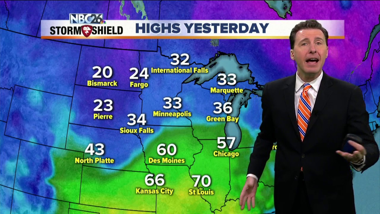 Michael Fish's NBC 26 weather forecast
