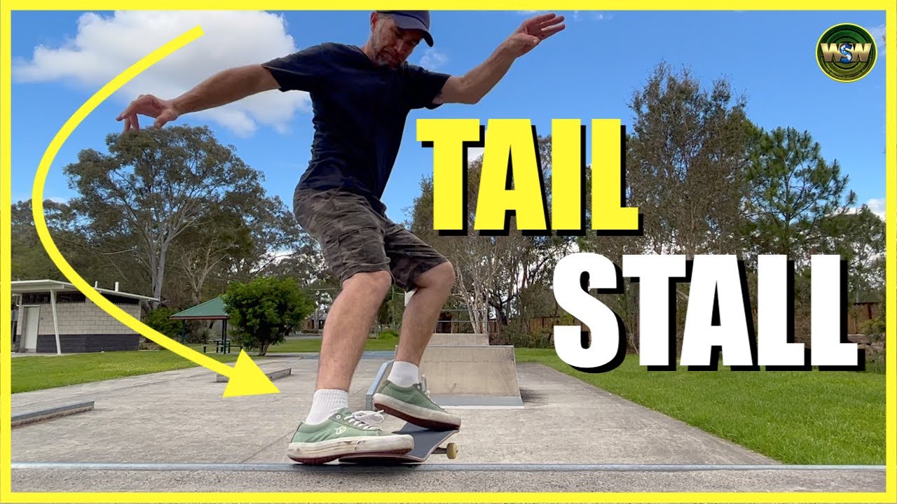 How to frontside tail stall ~ Skateboarding Tutorial