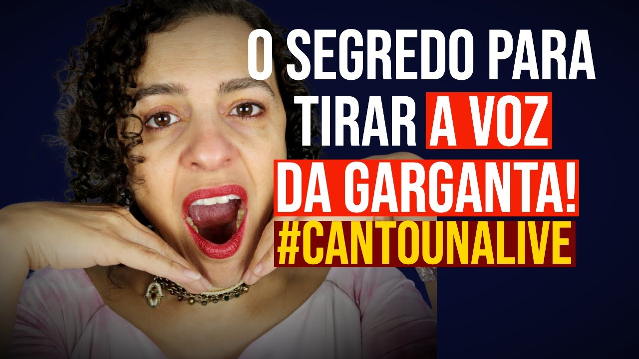 Como tirar a voz da garganta #CantouNaLive